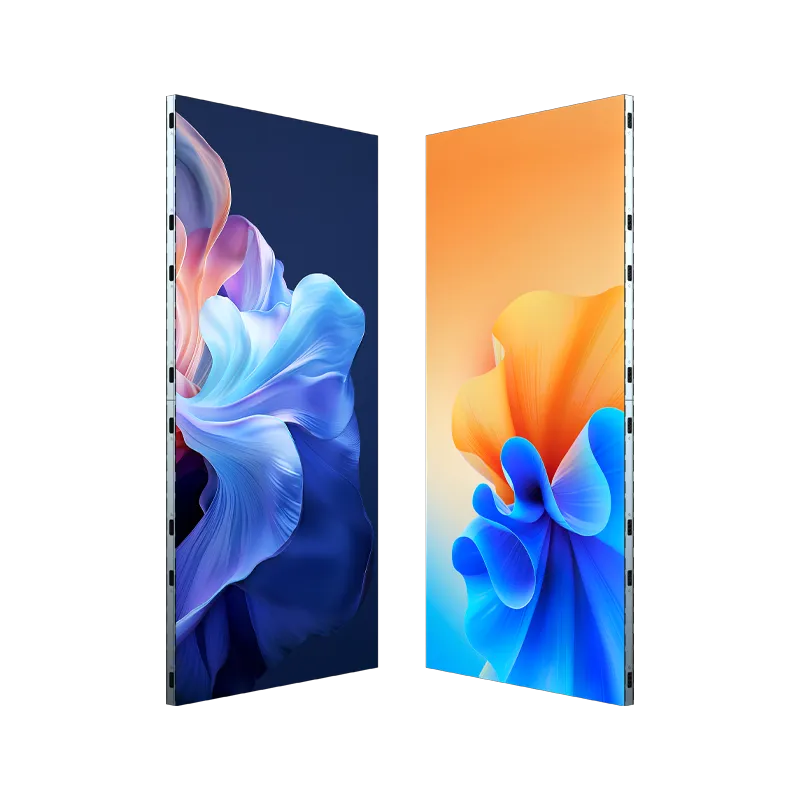 Dual-view double sided LED display screen for shopping mall advertising