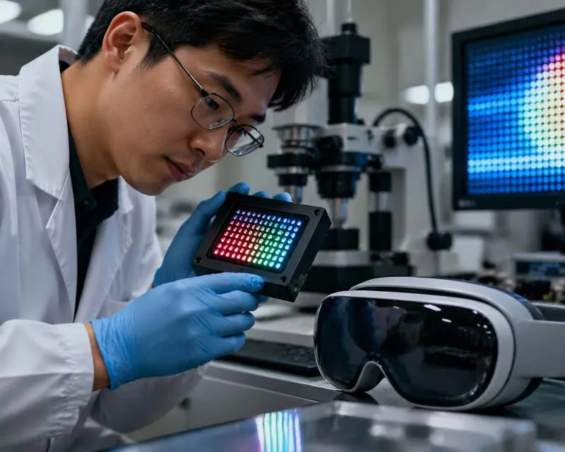 Ultra-high-resolution quantum dot LED pixel technology for future AR and VR microdisplays
