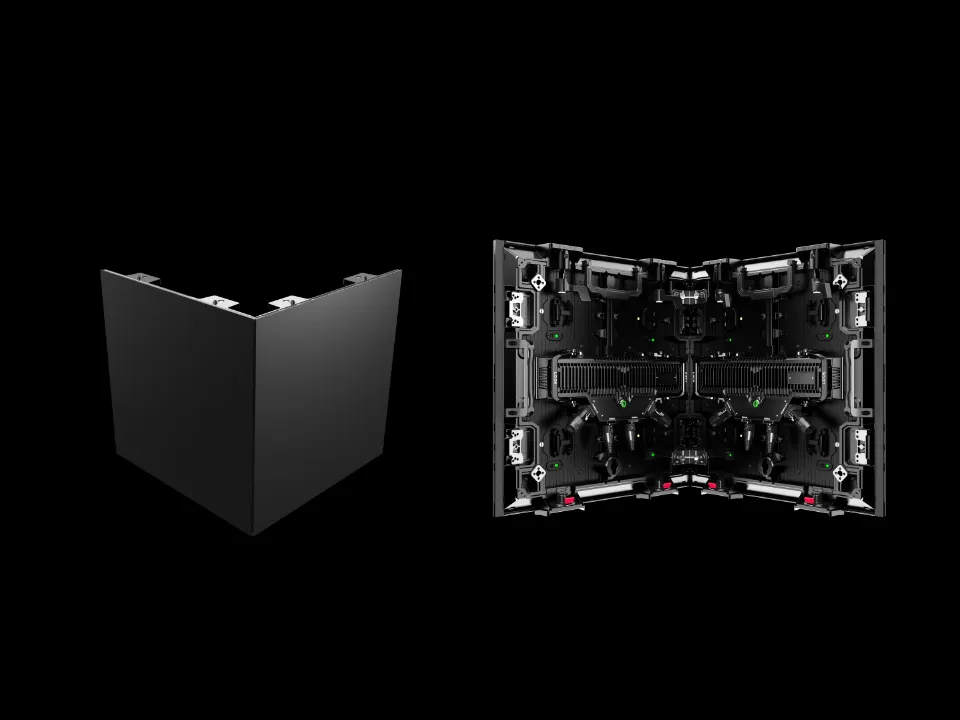 UM Series 45-degree corner rental LED cabinet