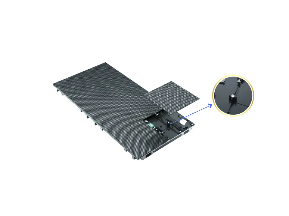GX Pro die-cast aluminum cabinet and nine-point module support structure