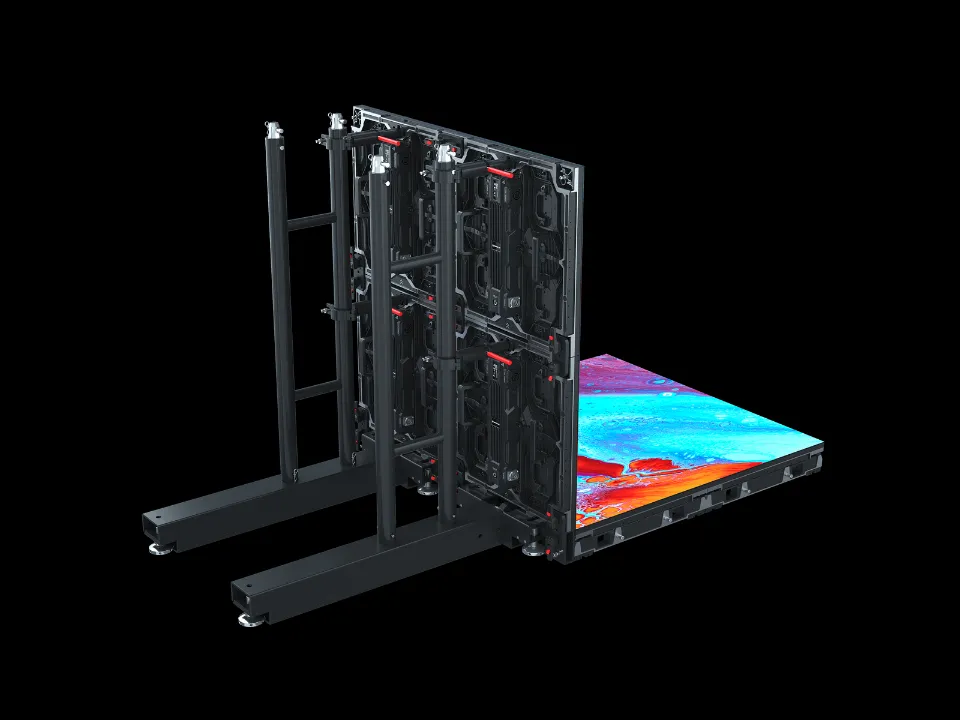 IW Series configured as a floor-to-wall LED system