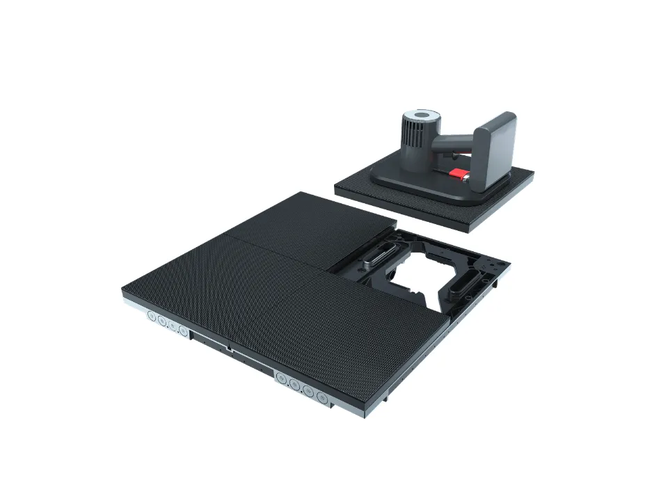 Magnetic service tool removing an IW Series module