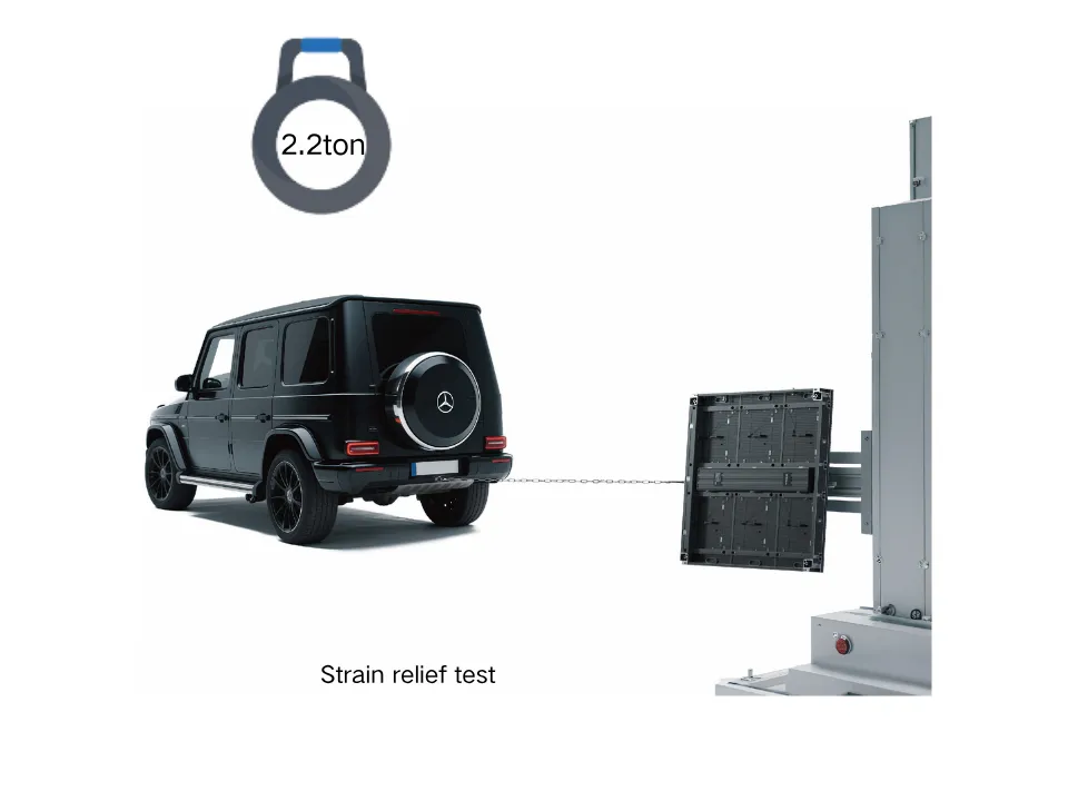 RK Pro die-cast aluminum outdoor LED cabinet and reinforced frame structure