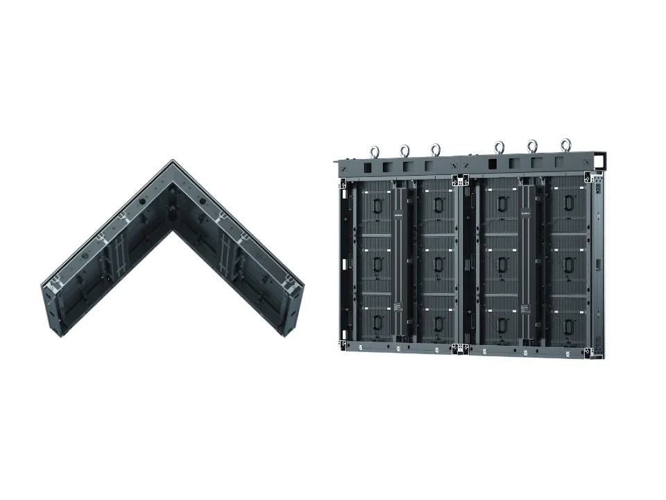 RK Pro wall-mounted hanging and 45-degree corner LED display installation methods