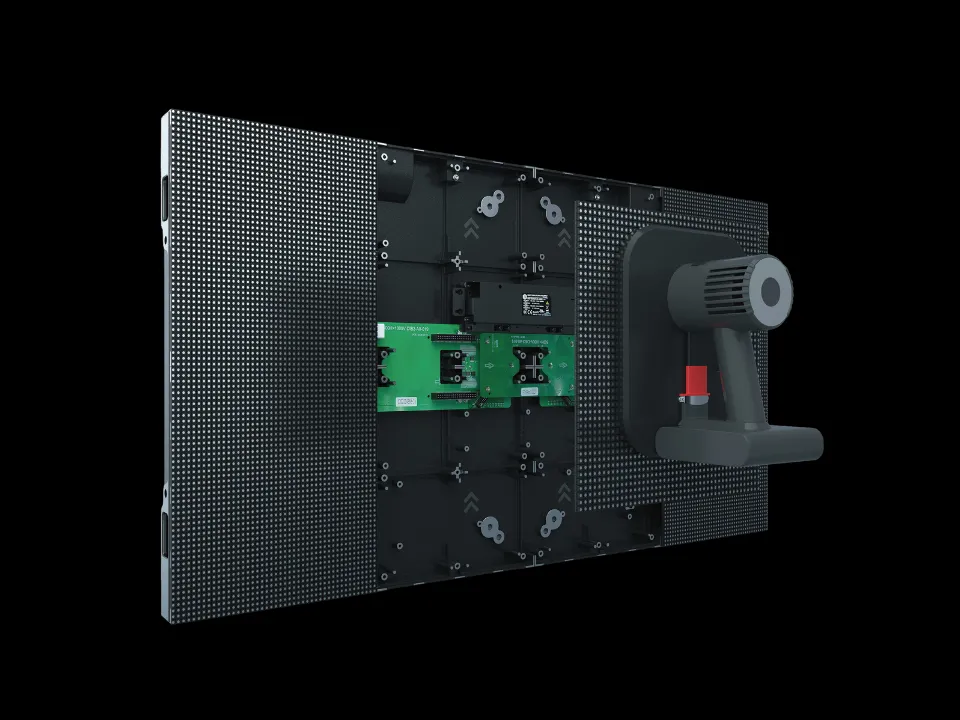UNIVIEW LED UHD fine pitch LED display with hidden cabling and front maintenance