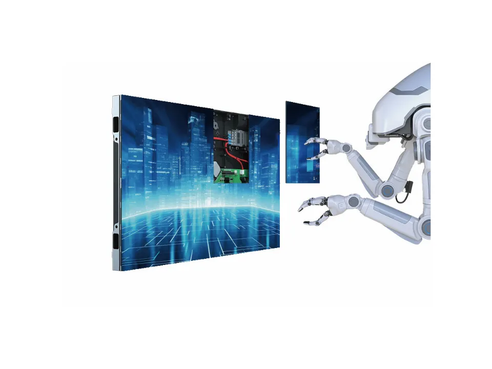UNIVIEW LED UHD fine pitch LED display with power and signal redundancy