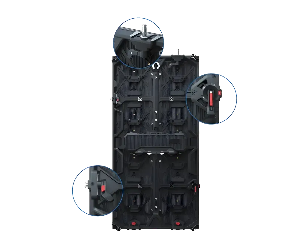 UR Pro cabinet quick-lock and alignment hardware
