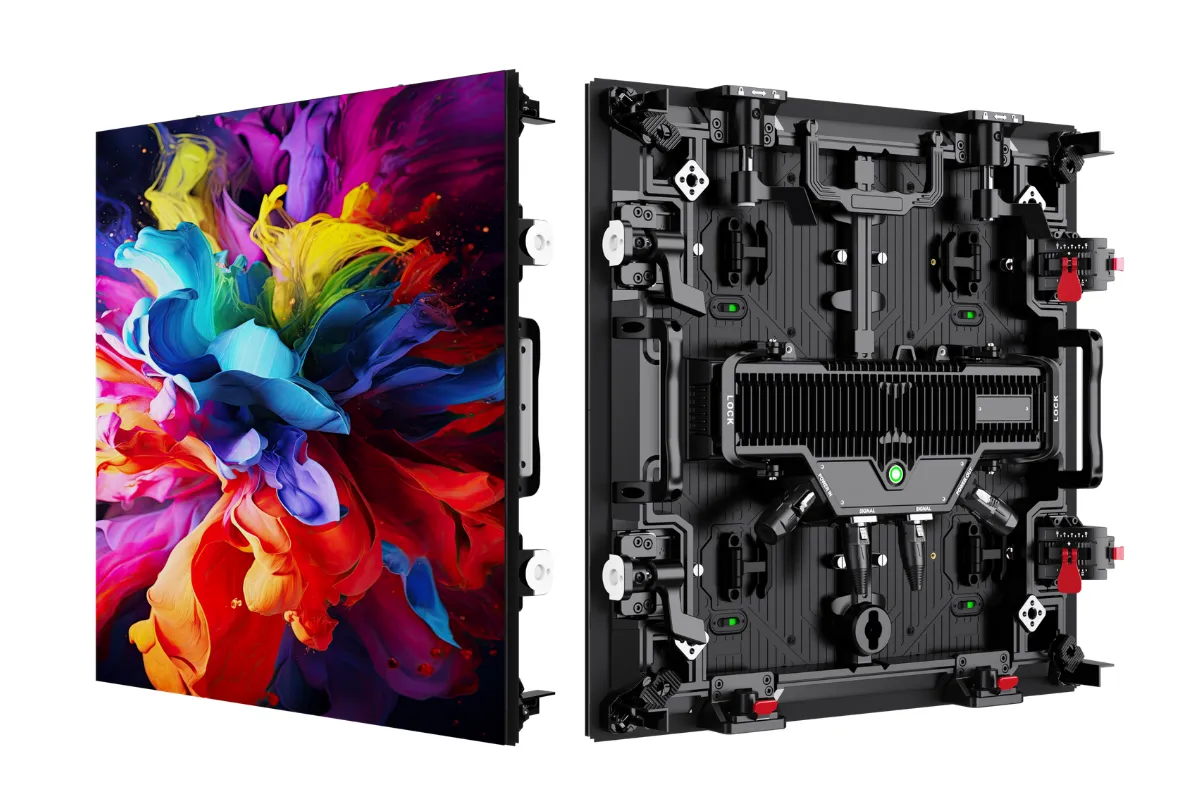 UM Series creative rental LED display for an immersive stage installation