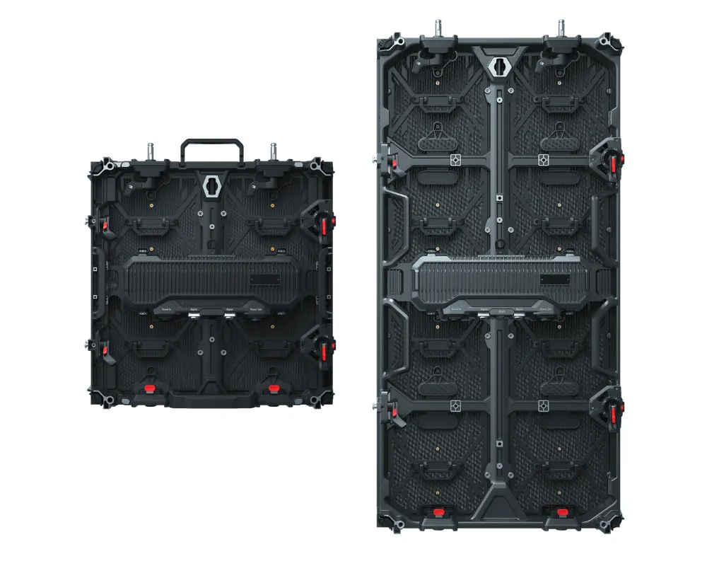 UR Pro 500 × 500 mm and 500 × 1000 mm rental LED cabinet structures