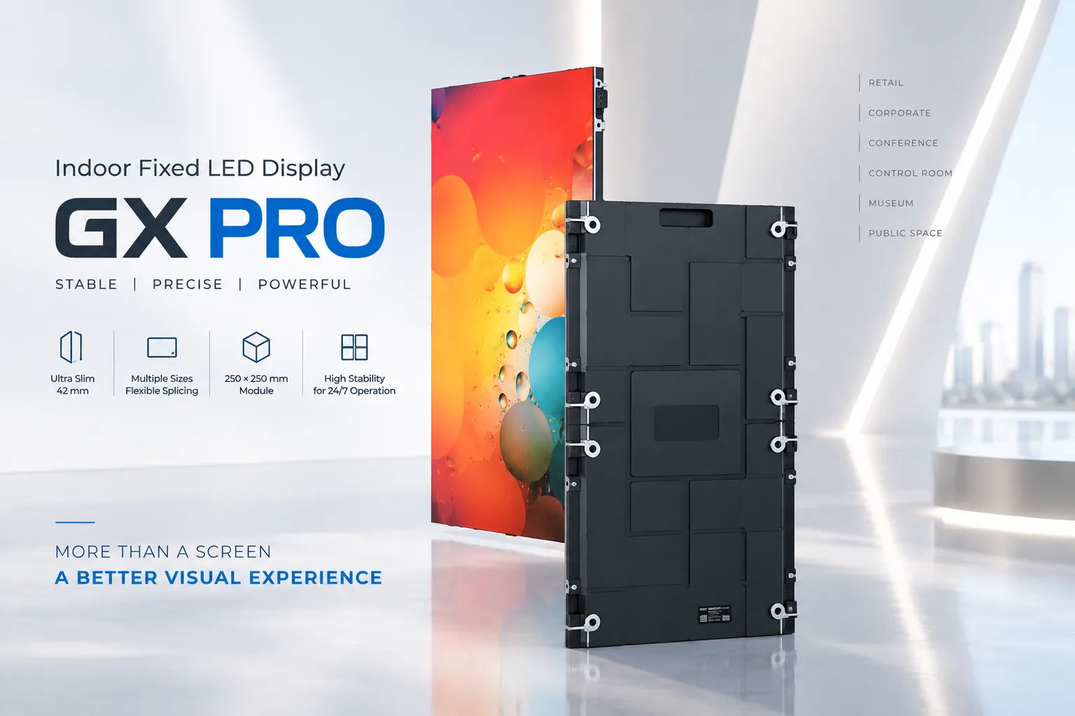 GX Pro indoor fixed LED display
